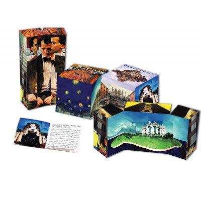 Contemporary Italian Art 3-D Art Cube Puzzle- 'Dario Cusani'