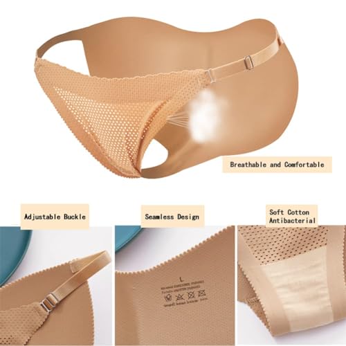 Image of Butt Lifting Panties Seamless Pads for Bigger Butt - Padded Underwear for Women, Adjustable Shapewear