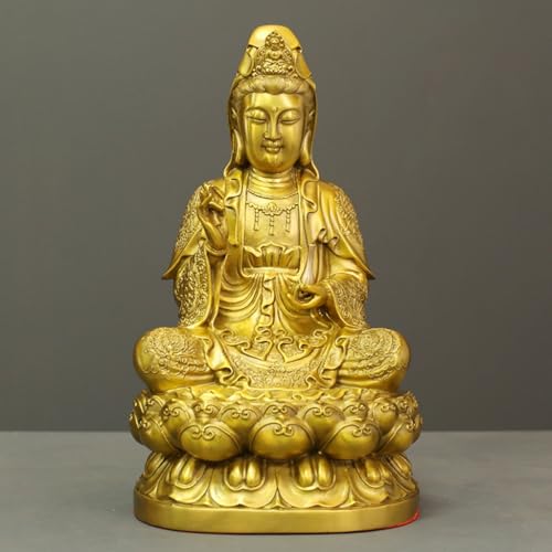 Statue Bouddha Guanyin pour espace méditation et temple