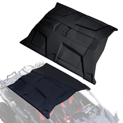 X3 Max Hard Roof Top Accessories Compatible with Can-Am Maverick X3 Max 4-Door X RS Turbo R/RR 2017-2025 4 Pieces Combination Sport Roof Sun Visor Replace OEM #715003750 715003749