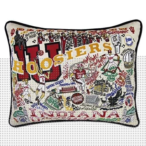 Catstudio Indiana University Collegiate Embroidered Decorative Throw Pillow