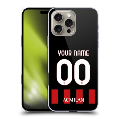 Coque AC Milan iPhone 16 Pro Max personnalisée, le cadeau idéal supporter