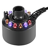 ✪❤ 【Geruchsfilter】 Diese 12 LED-Nebelmaschinen fügen Ihrem Teich oder Tank atemberaubenden Nebel hinzu und filtern unangenehme Gerüche mithilfe der Ultraschalltechnologie heraus.