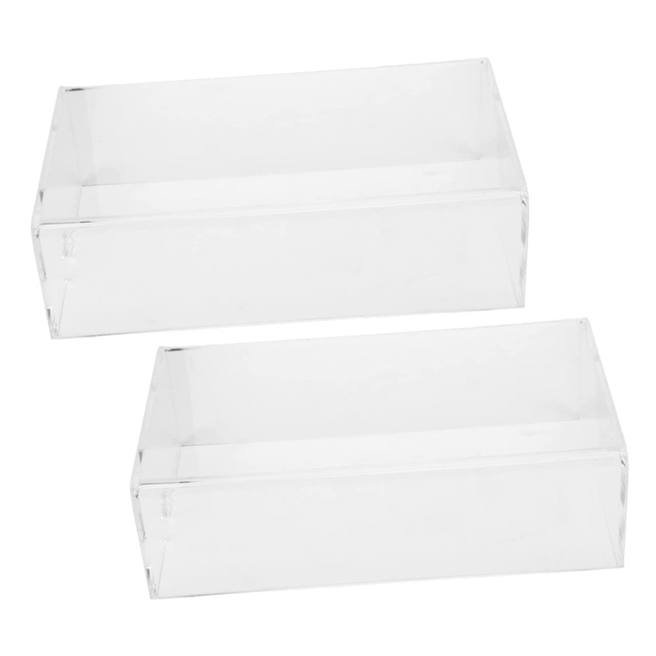 Protector antipolvo para ratón en acrílico transparente, pack de 2 fundas protectoras duraderas 8