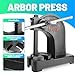 2 Ton Arbor Press, 8.5 Inch Maximum Height Manual Desktop Arbor Press Tooling, Ratchetoe Lever Manual Desktop Punch Press Machine, Precision Hand Press Tool for Assembly and Processing Workshop
