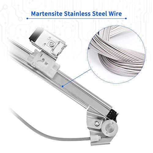 Autosaver88 Power Window Regulator W/Motor Compatible With 2001-2007 Cadillac Escalade, Gmc Sierra/Yukon, Chevy Avalanche 1500/Silverado/Suburban 1500/Tahoe -Front Driver Side #TOP4