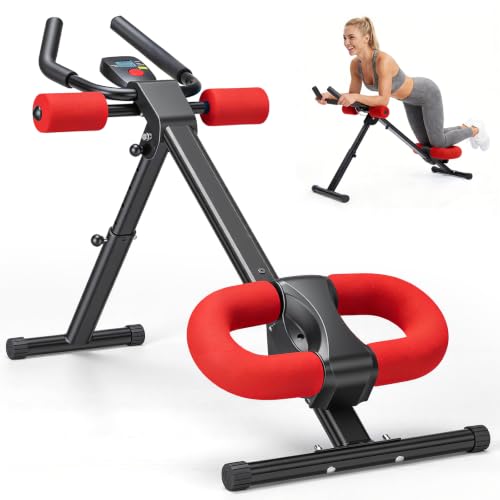 Image of NEWBULIG Ab Machine, Abs Workout Equipment for Home Gym, Adjustable Ab Trainer Machine for Stomach Workout, Foldable Abdominal Trainer
