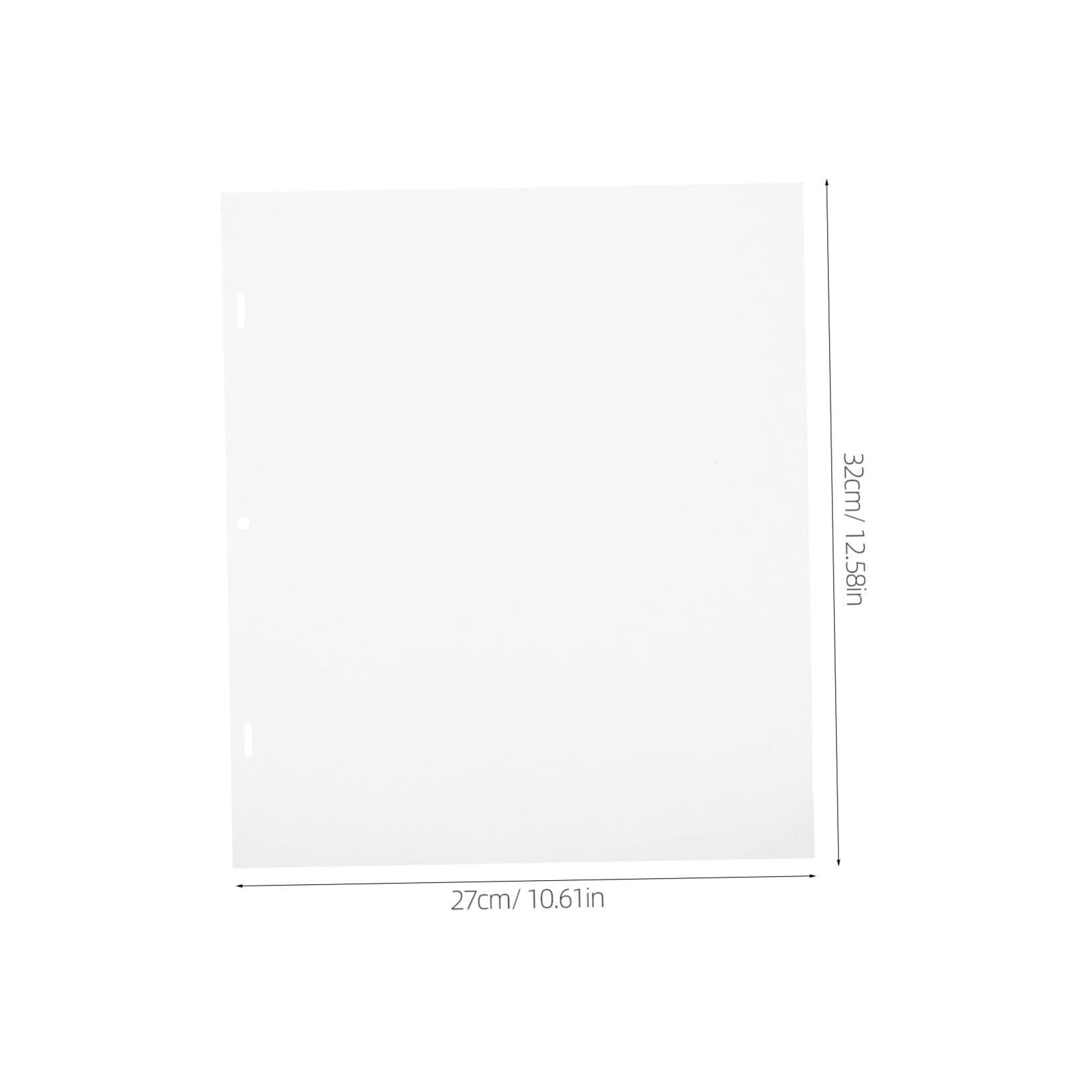 Carta da Ricalco Animazione Bianca 32x27 Cm con Fori, 200 Pezzi | Disegno Professionale e Progetti di Fumetto, Supporto per Tracciatura Facile, Carta in Fogli