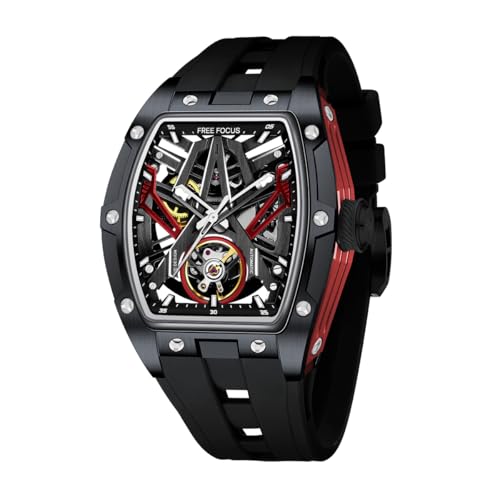 FREE FOCUS FF ���j�[�N�����Y�E�H�b�`�A�����@�B���r���v�A�����z���[�g�m�E�H�b�`�A�X�e�����X�X�`�[���P�[�X�ƃV���R���o���h�t��(�����������[�u�����g/3�C���h��/������)�B, ���b�h_�u���b�N�B