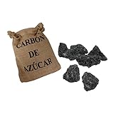 saco azucar glass  Carbón de Reyes - Saco 100 gramos  Dulce Carbón Comestible Tradición de Navidad