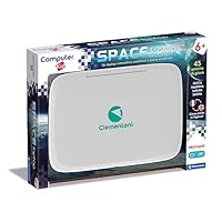 Clementoni – Computer Kid Space, Laptop Educativo Parlante Bambini 6+ Anni, 45 attività Educative Interattive, Gioco Elettronico per Imparare Lettere, Numeri e Parole, Batterie Incluse, 16426