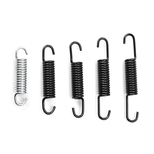 Image of 5Pcs Motorcycle Center Stand Spring in Heavy Spring Steel Material,Overall Length 75mm 90mm 100mm 110mm 120mm