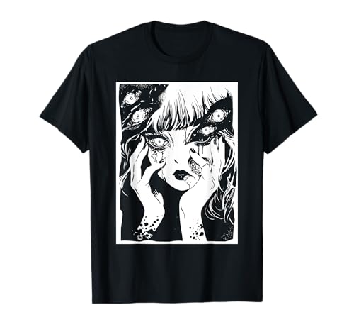 Edgy Creepy Horror Anime Manga Weird Japan Japanese Harajuku T-Shirt