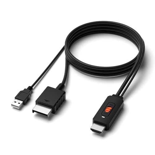Cable PS2 a HDMI para jugar a la PlayStation 2 en el televisor del salon con alta definicion