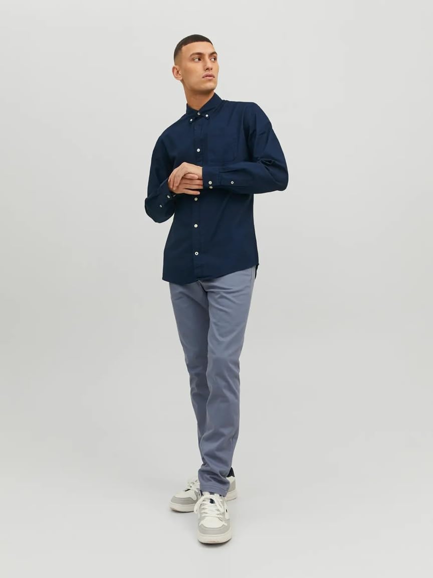 JACK & JONES Jjeoxford Shirt L/S S21 Noos Koszula Mężczyźni