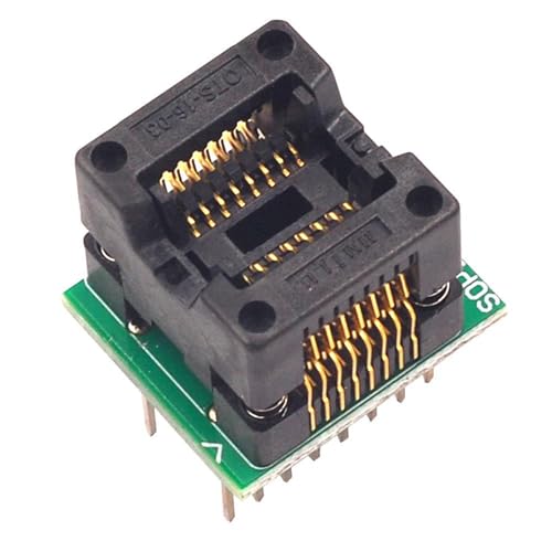 Adaptador de enchufe IC de alta precisión Seat SOP16 a DIP16 para fiabilidad IC Socket Programación Proyecto