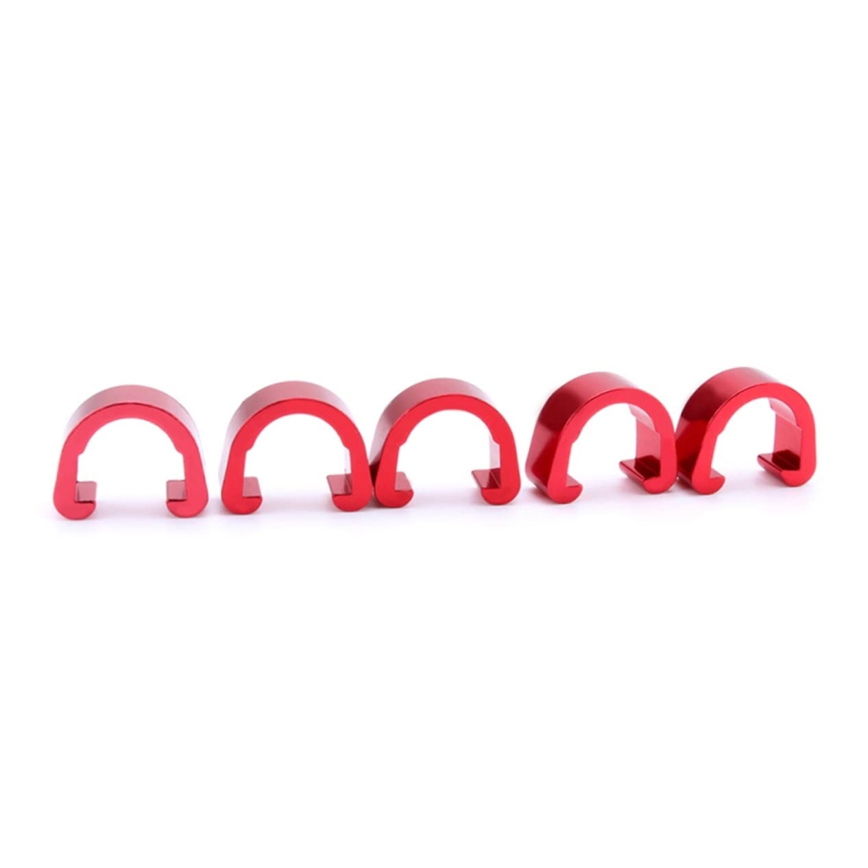 POPETPOP Fibbia a Filo Trasversale a Forma di U. Freno Tubo Montagna del parafango Parti Giusto Tubi Accessori per Biciclette Fibbia in Lega di Alluminio staffe a u in Metallo Blue