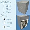 CAPA PARA LAVA E SECA ELECTROLUX 11KG IMPERMEÁVEL (CINZA) #2