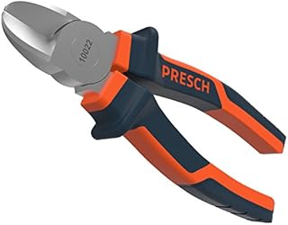 Presch Side Cutter 160mm Straight - Professional Cable Cutter Hardened with Multi-Component Handle - Heavy Duty Craft and Florist Wire Cutters