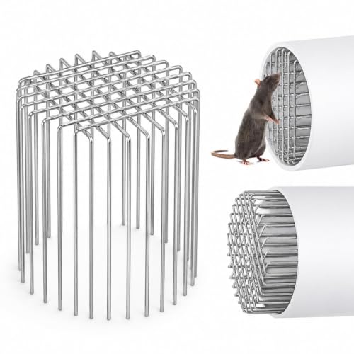 Image of Anti-Rat Drain Cover Mesh - Rust-Resistant Stainless Steel Wire Drain Strainer | Universal Pipe Guard for Bathroom, Kitchen & Outdoor | Prevents Clogs, Insects & Rodent Entry | Universal Fit (70-80 mm / 2.5-3.5 inch)
