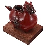 Options de style flexibles : idéal pour les mini-compositions , ce petit vase en céramique peut servir de mini-vase en porcelaine ou d’objet de décoration à part entière, rehaussant sans effort l’ambiance d’une étagère, d’un bureau ou d’un vase en céramique en forme de cheval