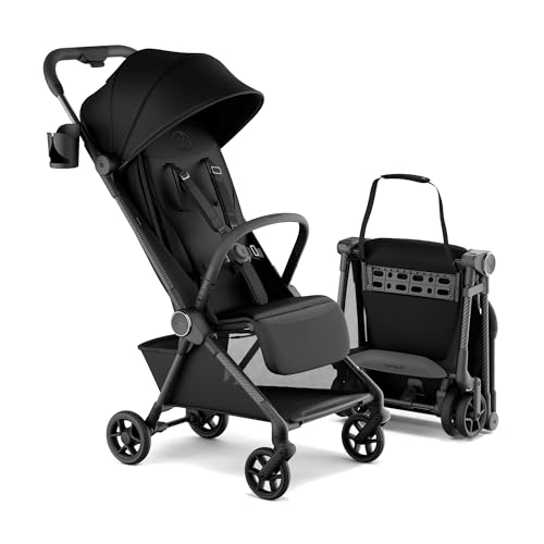 Mompush Nexis Carbon Travel Stroller, Ultra-Lightweight 11.5 lbs, Compact & Airplane Carry-On...