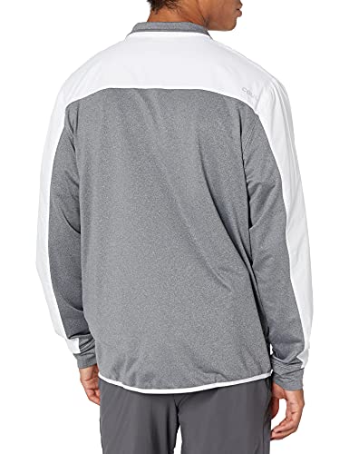 Image of CBUK Men's Wind Resistant Swish Colorblock Mock Neck Full Zip Jacket