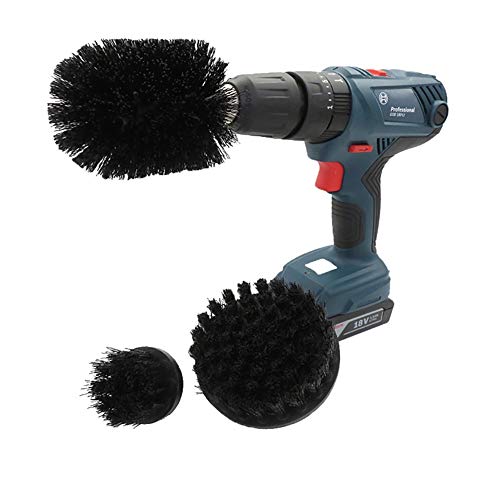 Drill-Bürsten-Satz Durable Synthetische Faser, Ist Effektiv Entfernt Flecken, Groß for Badewannen, Duschwannen, Boden Fliesen, Glas Herd Tops