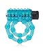 Pure Romance Family Jewel Jelly Dual C-ring with Bullet