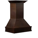 Z Line 329WH-36 1200 CFM Wooden Wall Mount Range Hood, 36", Walnut/Hamilton