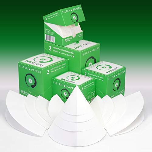 Zenpore ST002-150Q Qualitative Filter Paper 15 Cm Quadrant Folded Filter Paper thumb #1