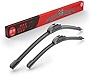 OEM Quality Performance Premium windshield wiper blades 22 and 19,All-Season Auto Replacement Windshield Wiper Blades,Fit Cadillac CTS 2013-2008,GMC Canyon 2012-2004,Toyota RAV4 2005-2001 +More Cars