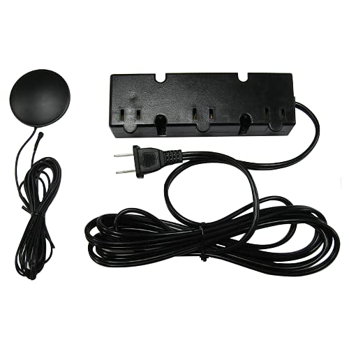 3-Level Touch Pad 3 Outlet Receptacle Dimmer 120 Volts - Dm3-120 Black #TOP1