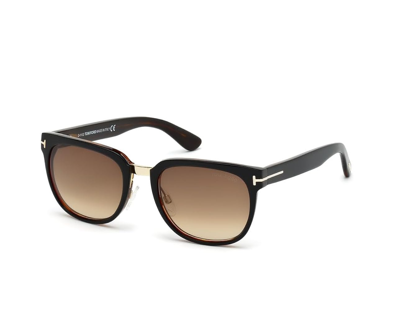 Amazon.com: Tom Ford TF 290 Rock 01F Black on Tortoise
