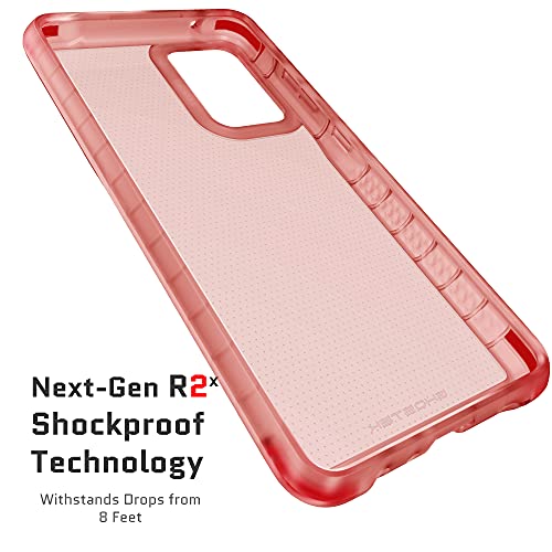 Image of Ghostek Covert Galaxy A52 5G Case with Clear Slim Fit Design and Anti-Slip Grip Bumper Premium Shockproof Protection Thin Protective Covers Designed for Galaxy A52 5G (6.5 inch Inch) (Pink)