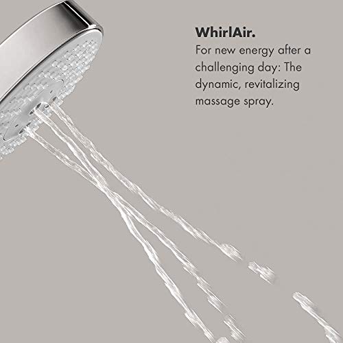 hansgrohe 28471001 Raindance C 150 AIR 1-Jet Shower Head, Chrome thumbnail 3