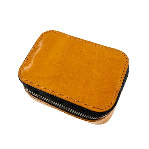 �}�N�T�[�d�@ ���v�� �C���z�����[�P�[�X/Genuine Leather Earphone Case ���背�U�[ �{�v �ی�P�[�X �������� �ʋ� �ʊw ���s �K�W�F�b�g �A�N�Z�T�����[ �u���E�� SE-HGYC-BR