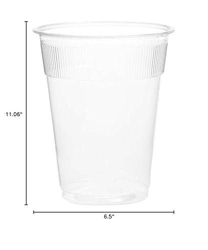 Miniatura 4 de AP0900W Taza de alojamiento de plástico sin logotipo envuelta translúcida de 9 oz (caja de 1,000)