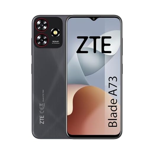 ZTE Smartphone Blade A73 (16,56cm (6,6 Zoll) HD+ Display,LTE, 4GB RAM und 128GB interner Speicher, 50MP Hauptkamera und 5MP Frontkamera, Dual-SIM Nano, Android 13) schwarz