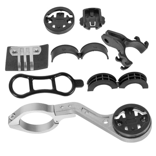 Abaodam 1Set Bike Computer Mount Bracket Durable Stopwatch Adapter Base for Easy Installation and Extended Use Lightweight Biking Accessory for All Bicycle Types