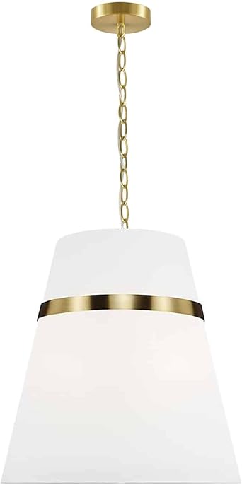 Dainolite SYM-183P-AGB-WH Symphony Pendant, 3-Light 180 Total Watts, White