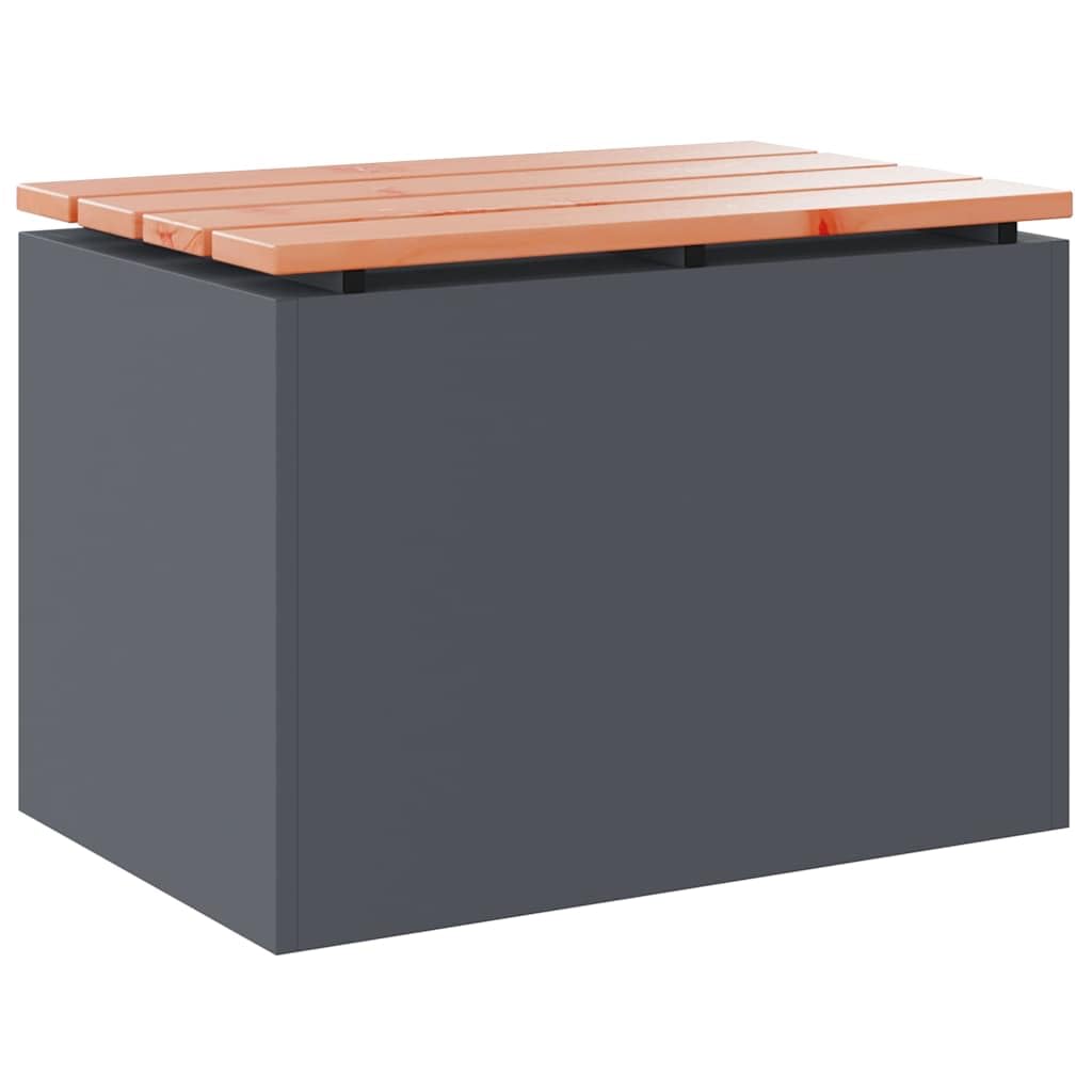 VidaXL Panchina da Giardino Acciaio 60x40x43 cm 1 Posto