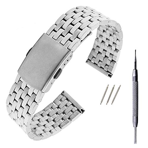 Sangle de montée acier inoxydable bracelet montre connectée 22mm - 3