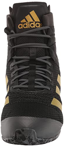 Adidas Unisex Speedex 18 Boxing Shoe, Black/Gold Metallic/Carbon, 10 Us Men #TOP1