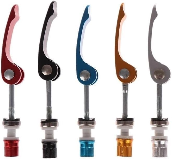 Bicycle Seat Clamp，Seatpost Clamp，1pcs Quick Release Bike Seat Post Clamp Seatpost Skewer Bolt Bike Seat Repair Tools(Yellow)