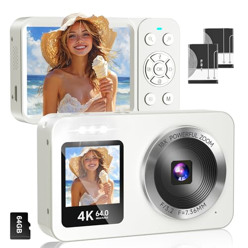 Amazon | デジタルカメラ 4K 6400万画素 30FPS デジカメ 64GB TFカード