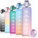 LIGERO Y PORTÁTIL. Esta botella de agua para deportes no solo es una buena opción para el hogar y la oficina y los entrenamientos en gimnasios, sino que también es perfecta para actividades al aire libre como acampar, hacer senderismo, andar en bicicleta, pescar, etc. mango.