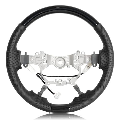 JIANGGAI ステアリング クラウン210系 アルファード30系 ヴェルファイア30系 対応 ガングリップ ヒーター付き ピアノブラック 純正交換 ハンドル カスタム 内装パーツ