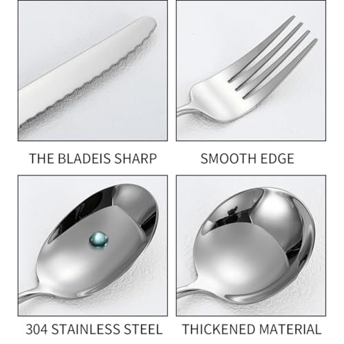 Set Cuchillos Cocina 24 Piezas Acero Inox miniatura 4