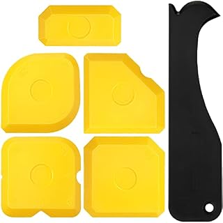 6 Pieces Caulk Tool Kit Sealant Silicone Finishing Tools Silicone Smoothing Tool Grout Finishing Tool for Bathroom Kitchen Room Floor Sealant Grout Finishing Sealing